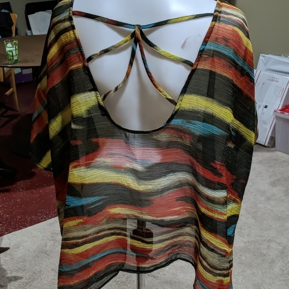 Jessica Simpson poncho blouse - Picture 2 of 2